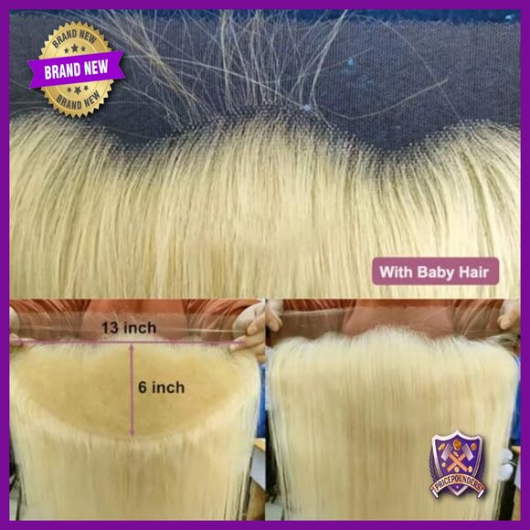 13x6 HD Lace Frontal Closure 14 Inch Brazilian Virgin Remy Human Hair main image 5